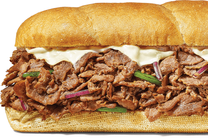 Subway steak and cheese nutrition