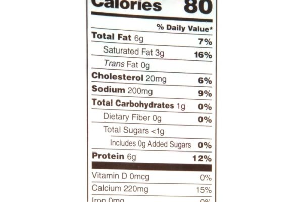 String cheese stick nutrition