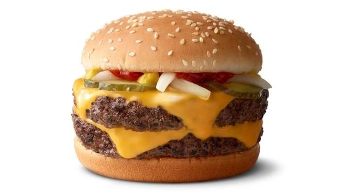 Double quarter pounder with cheese nutrition information