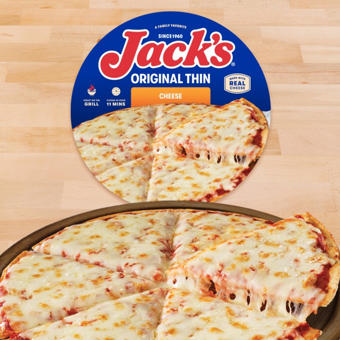 Jack's cheese pizza nutrition