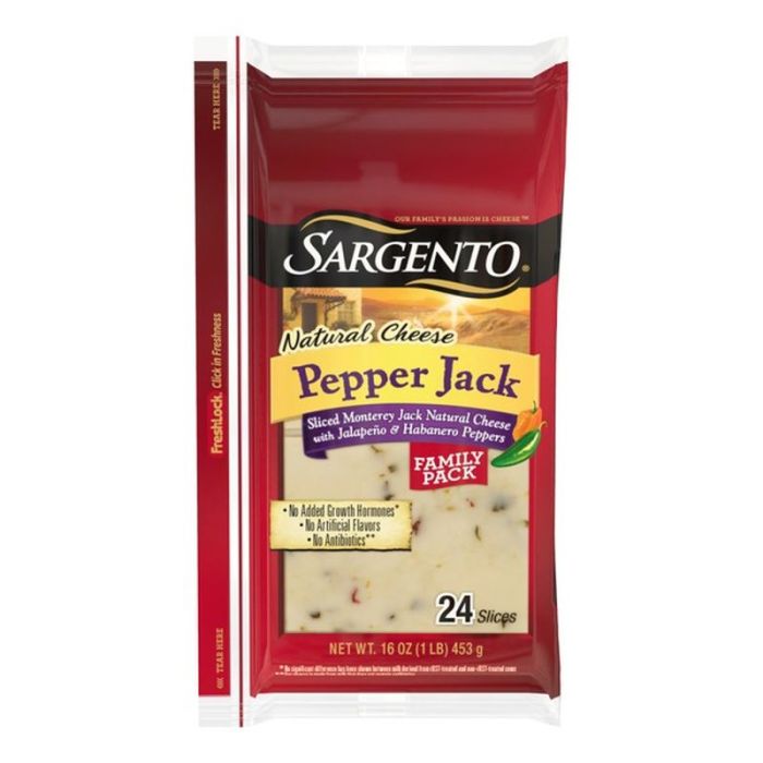 Sargento pepper jack cheese nutrition