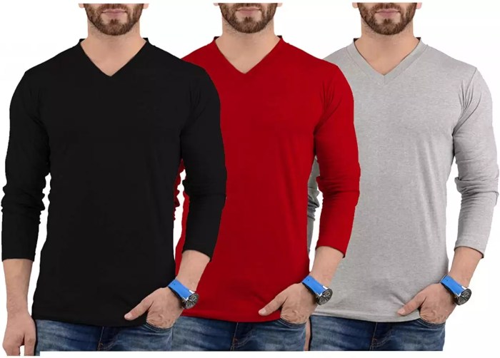 Men's long sleeve fashion