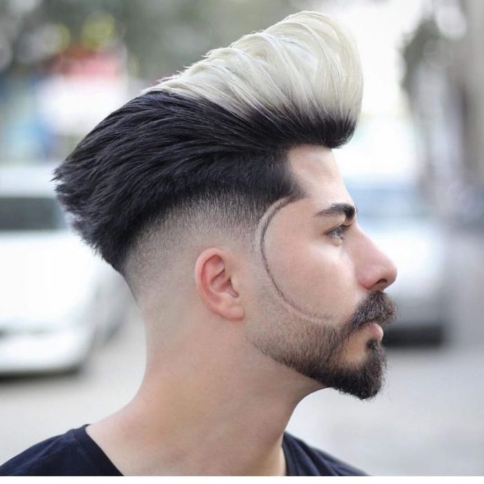 Fashionable men's hairstyles