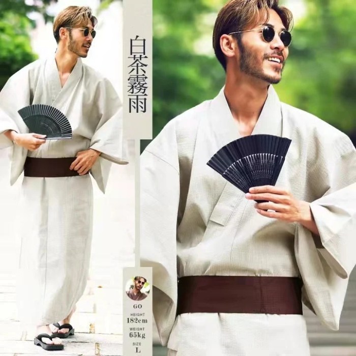 Men's kimono fashion