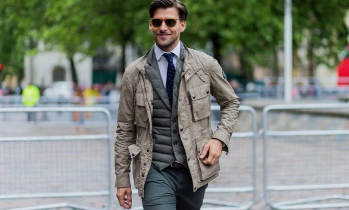 Men's fashion layering