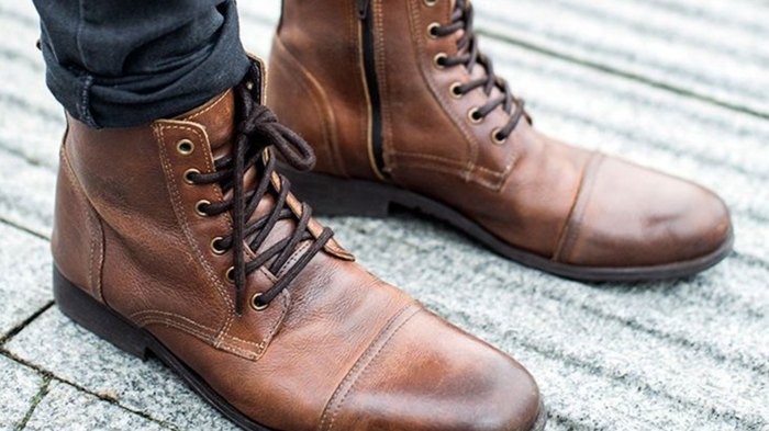 Mens high fashion boots